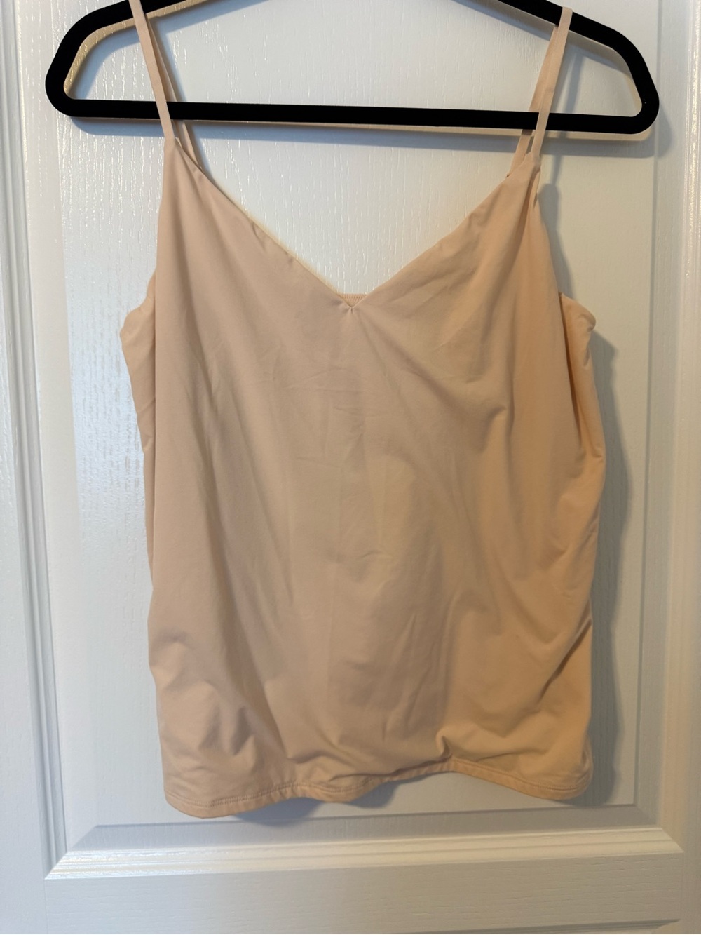 White House Black Market Nude V-Neck Camisole